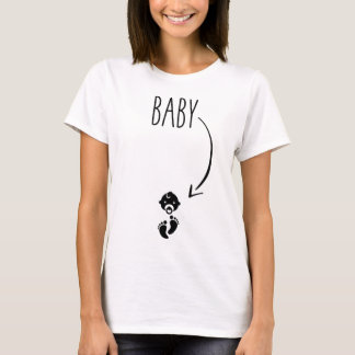 Baby in de buik - Zwangerschapsaankondiging T-shirt