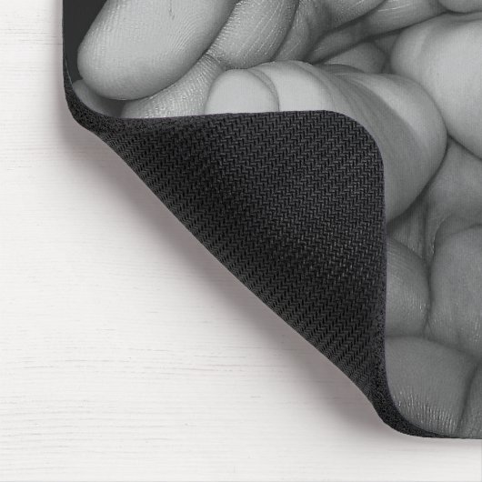 baby in de handen van de vader muismat (Hoek)