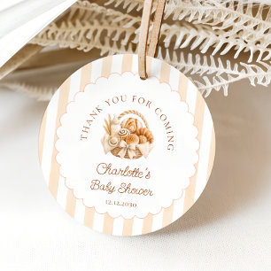 Baby in de Oven Baby Shower Bedankjes Labels