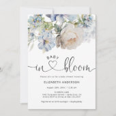 Baby in de Waterverf Bloom Floral Baby shower Kaart (Voorkant)