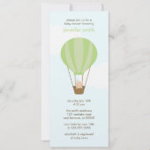 Baby in een ballon kaart (Voorkant)