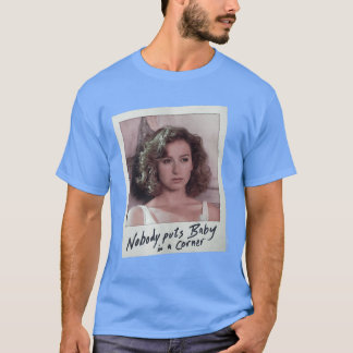Baby in een hoek Instant foto citaat 80s Filmanko T-shirt