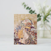 Baby in een kort gekleurd Kilt Briefkaart (Staand voorkant)