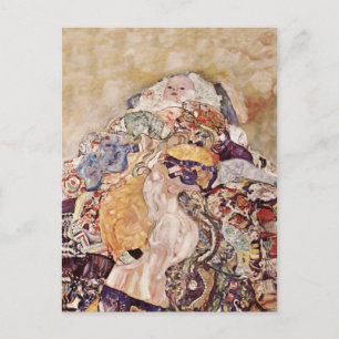 Baby in een kort gekleurd Kilt Briefkaart