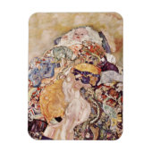 Baby in een kort gekleurd Kilt Magneet (Verticaal)