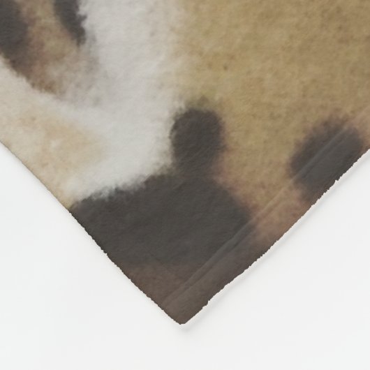 Baby in een mand fleece deken (Hoek)