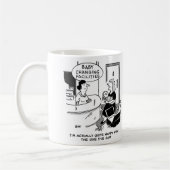 Baby in een warenhuis koffiemok (Links)