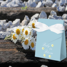 Baby in het Baby shower Bloom Bedankdoosjes