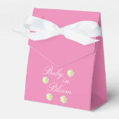 Baby in het Baby shower Bloom Bedankdoosjes (Voorkant Zijde)