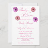 Baby in het Baby shower Bloom Kaart (Voorkant)