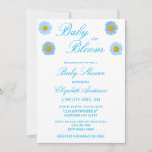 Baby in het Baby shower Bloom Kaart (Voorkant)