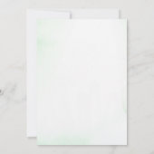 Baby in het Baby shower Bloom Kaart (Achterkant)