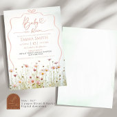 Baby in het Baby shower Bloom Kaart