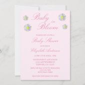 Baby in het Baby shower Bloom Kaart (Voorkant)