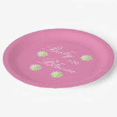 Baby in het Baby shower Bloom Papieren Bordje (Gekanteld)