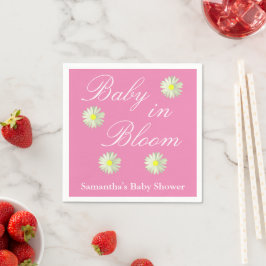 Baby in het Baby shower Bloom Servet
