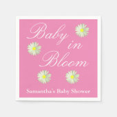 Baby in het Baby shower Bloom Servet (Voorkant)