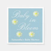 Baby in het Baby shower Bloom Servet (Voorkant)