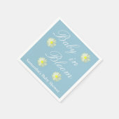 Baby in het Baby shower Bloom Servet (Hoek)