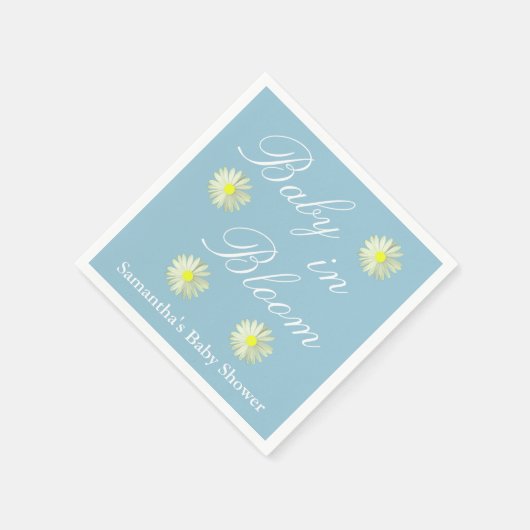 Baby in het Baby shower Bloom Servet (Hoek)