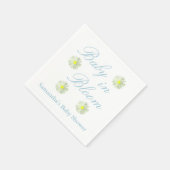Baby in het Baby shower Bloom Servet (Hoek)