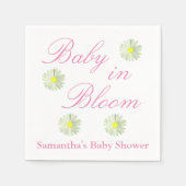 Baby in het Baby shower Bloom Servet (Voorkant)