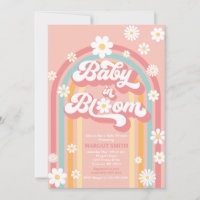 Baby in het Baby shower van de Regenboog van Bloom