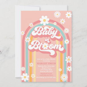 Baby in het Baby shower van de Regenboog van Bloom Kaart