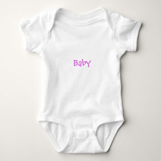 Baby in het Paars Romper (Voorkant)