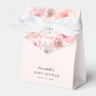 Baby in het Roos Baby shower van de Waterverf van  Bedankdoosjes