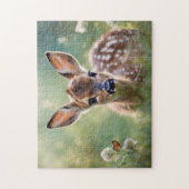 baby in het wild legpuzzel (Verticaal)