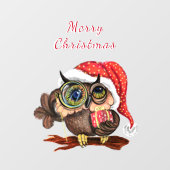 Baby in kerstPet en geschenken voor iedereen Raamsticker (Vel)