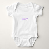 Baby in Licht Paarse Romper (Voorkant)