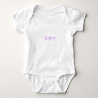 Baby in Licht Paarse Romper