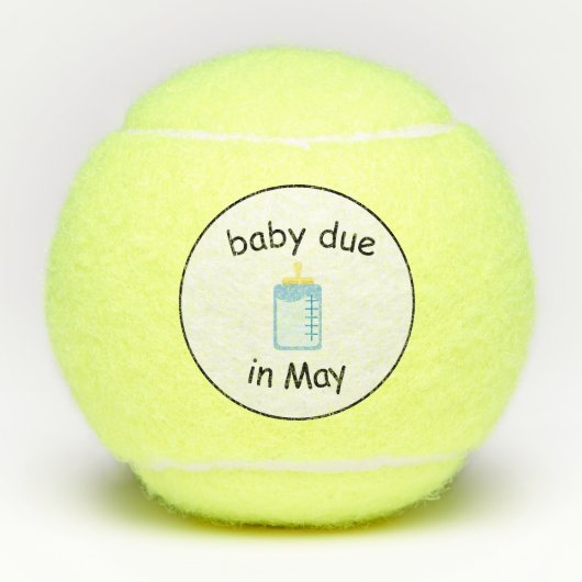 Baby in mei tennisballen (Voorkant)