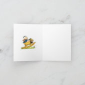 Baby in Rocker Vintage Bedankkaart (Binnen)