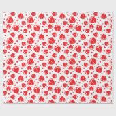 Baby in rode kleur cadeaupapier (Vlak)