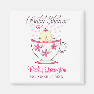 Baby in Tea Cup, Magnet Favors