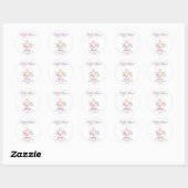 Baby in Tea Cup Stickers / Toppers (Vel)