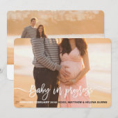 Baby in uitvoering Aankondiging (Voorkant / Achterkant)