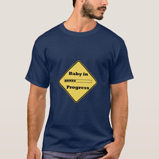 Baby in uitvoering t-shirt (Voorkant)