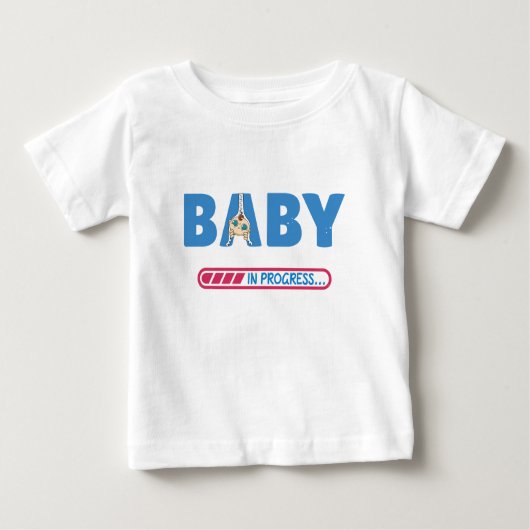 Baby in uitvoering visitekaartje T-Shirt (Voorkant)