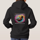 Baby in Womb, Imago Dei, Afbeelding Gods, Graffiti Hoodie (Achterkant)