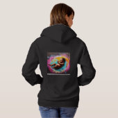 Baby in Womb, Imago Dei, Afbeelding Gods, Graffiti Hoodie (Achterkant volledig)