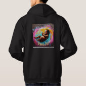 Baby in Womb, Imago Dei, Afbeelding Gods, Graffiti Hoodie (Achterkant)