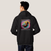 Baby in Womb, Imago Dei, Afbeelding Gods, Graffiti Hoodie (Achterkant volledig)