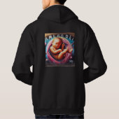 Baby in Womb, Imago Dei, Afbeelding Gods, Graffiti Hoodie (Achterkant)