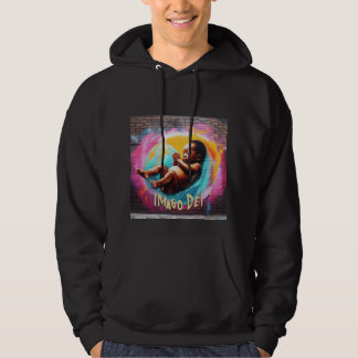 Baby in Womb, Imago Dei, Afbeelding Gods, Graffiti Hoodie