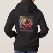 Baby in Womb, Imago Dei, Afbeelding Gods, Graffiti Hoodie (Achterkant)