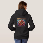 Baby in Womb, Imago Dei, Afbeelding Gods, Graffiti Hoodie (Achterkant volledig)